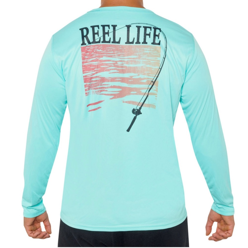 Reel Life Long Sleeve Fishing T-Shirt